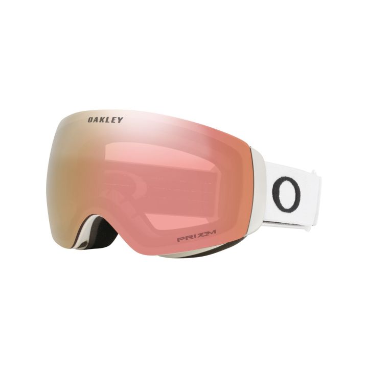 Oakley Flight Deck M – Matte White / Prizm Snow Rose Gold Iridium