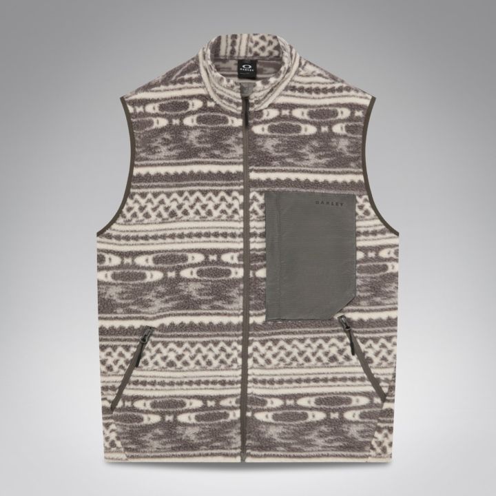 Oakley Snowdrift Sherpa Vest – Mntn Pat Mist/Granite Gr