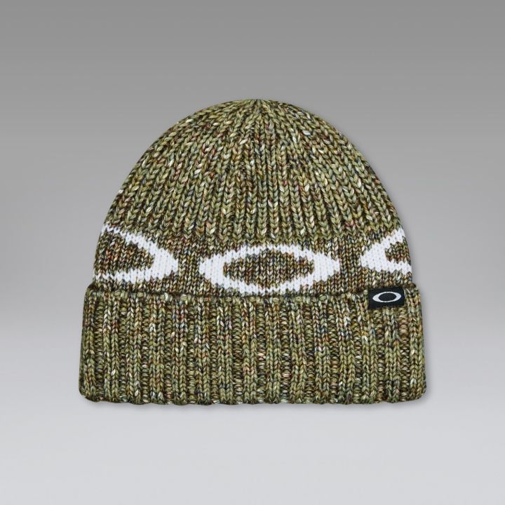 Oakley Women's Ellipse Ribbed Beanie – Faded Green