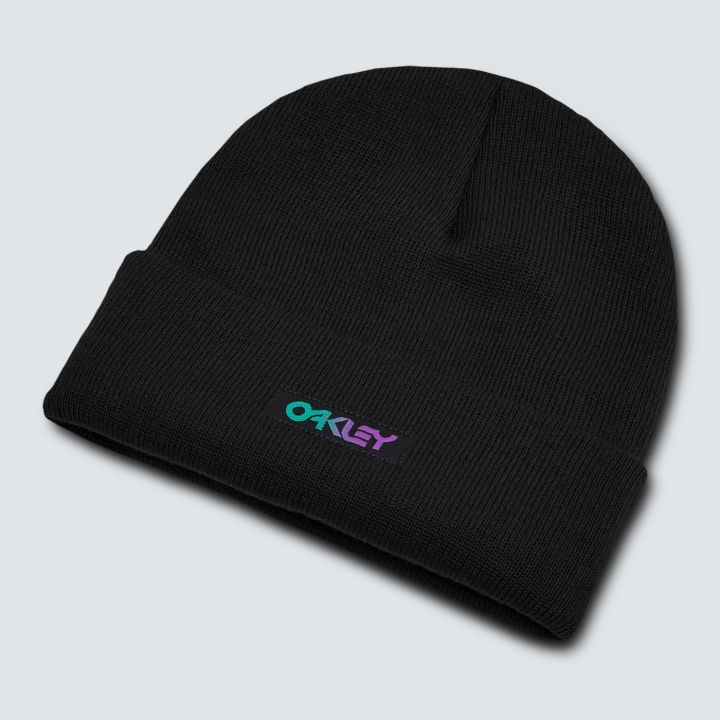 Oakley B1B Gradient Patch Beanie – Blackout