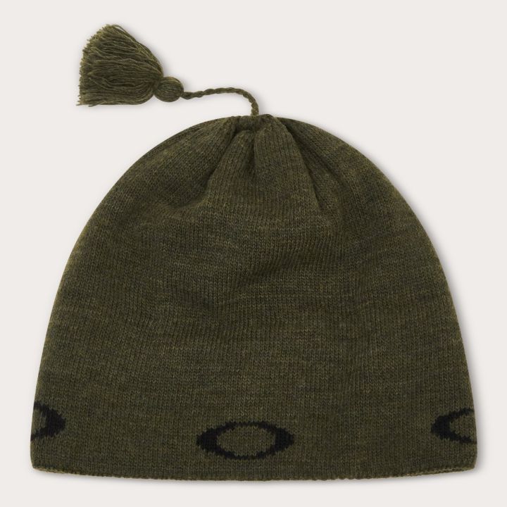 Oakley Tc Nordic Tassle Beanie – Army Green