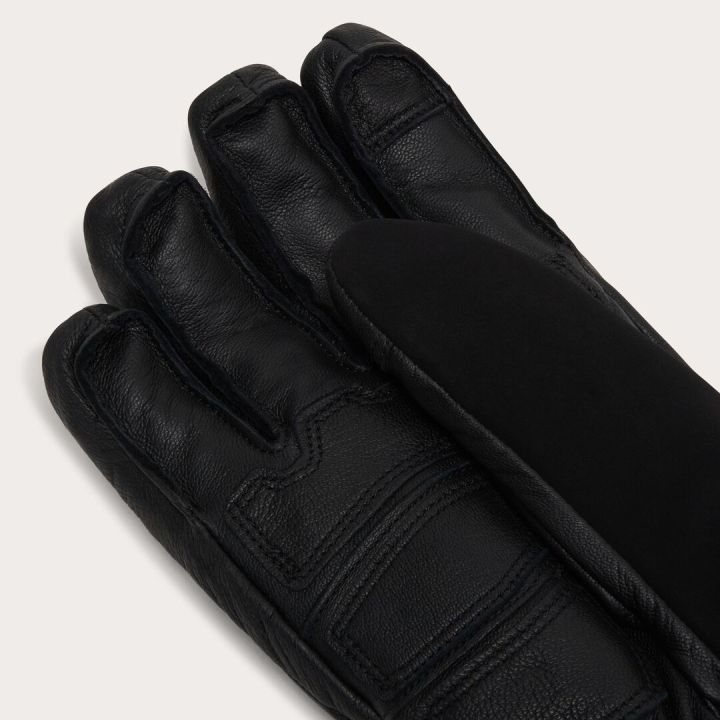 OAKLEY PEAK LEATHER GLOVES BLACKOUT X-LARGE