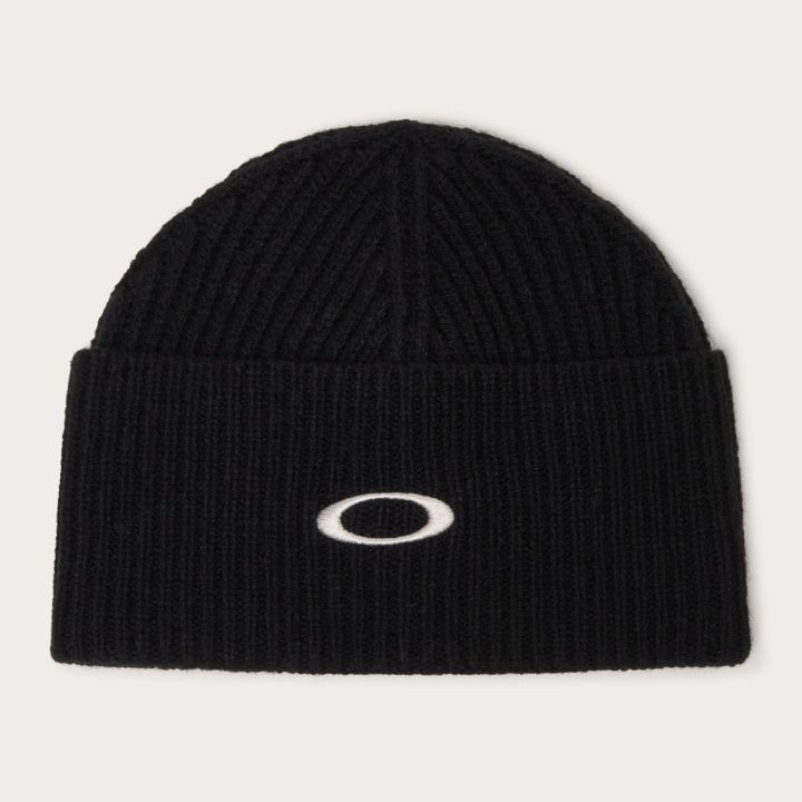 Oakley Ellipse Ribbed Beanie – Blackout