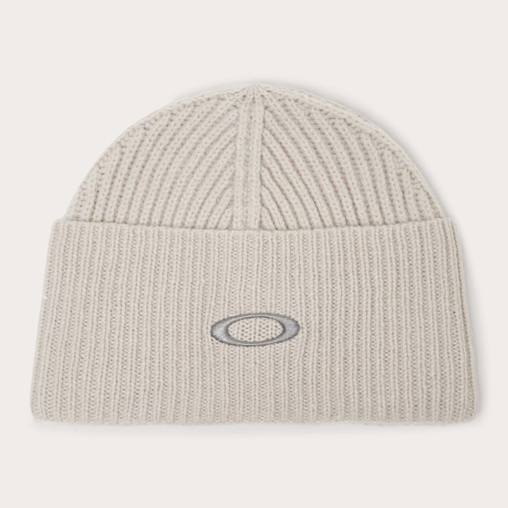 Oakley Ellipse Ribbed Beanie – Mist/Cement