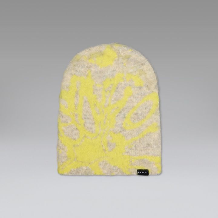 Oakley Brushed Graphic Beanie – Mist/Neon Yellow