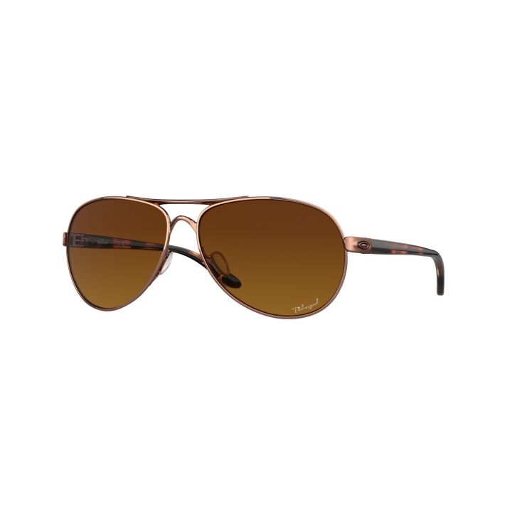 Oakley Feedback – Rose Gold / Brown Gradient Polarized