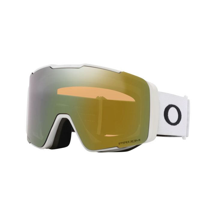 OAKLEY LINE MINER PRO L – MATTE WHITE / PRZM SNOW SAGE GOLD IRID PRZM SNW SAPPHIRE