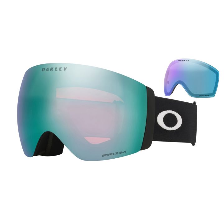 Oakley Flight Deck Pro L – Matte Black / Prizm Snow Sapphire Iridium + Prizm Snow Iced Iridium