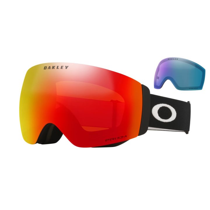 Oakley Flight Deck Pro M – Matte Black / Prizm Snow Torch Iridium + Prizm Snow Iced Iridium
