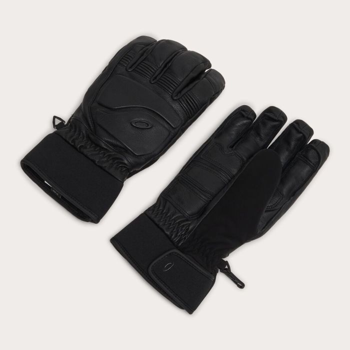 Oakley Peak Leather Gloves Blackout X-Small
