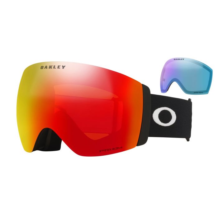 Oakley Flight Deck Pro L – Matte Black / Prizm Snow Torch Iridium + Prizm Snow Iced Iridium